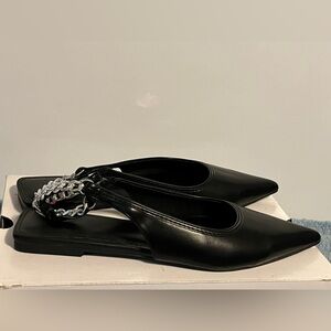 ASOS Chain Slingback Flats - Women size 9